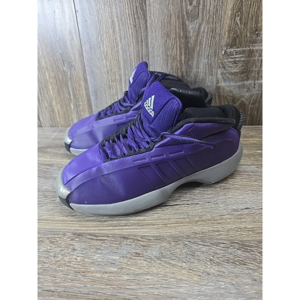 Adidas Crazy‎ 1 'Regal Purple' Lakers Home Basketball Shoes Kobe Size 8.5